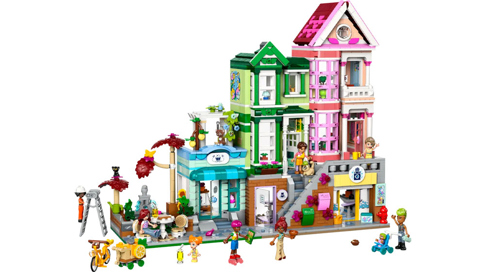 Stavebnice LEGO® Friends 42670 Apartmány a obchody v městečku Heartlake_01