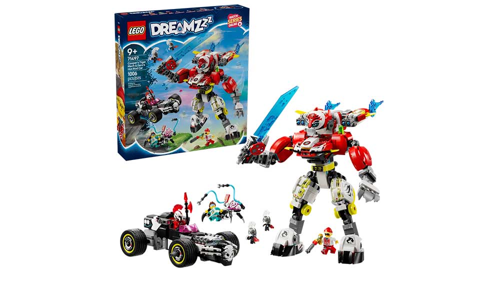 Stavebnice LEGO® DREAMZzz™ 71497 Cooperův tygří robot a Zerův hot rod_01