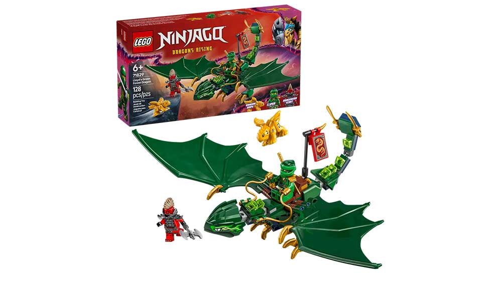 Stavebnice LEGO® NINJAGO® 71829 Lloydův zelený lesní drak_01