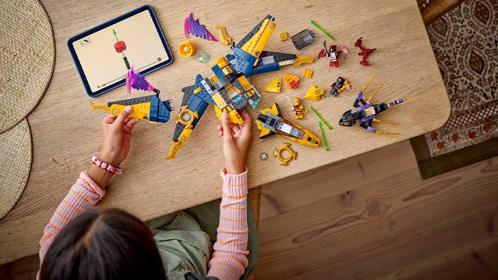 LEGO® Ras, Arin a superbouřkové letadlo skládání_02