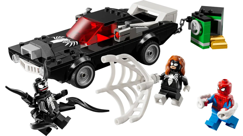 Stavebnice LEGO® Marvel 76309 Spider-Man vs. Venomův výkonný sporťák_01
