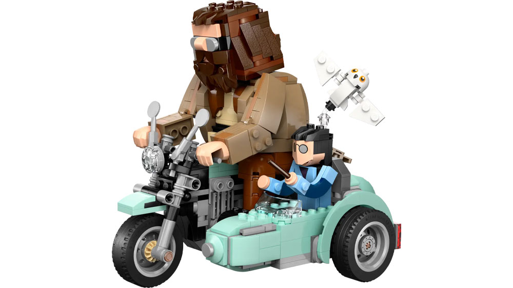 Stavebnice LEGO® Harry Potter™ 76443 Hagrid™ a Harry na motorce _01