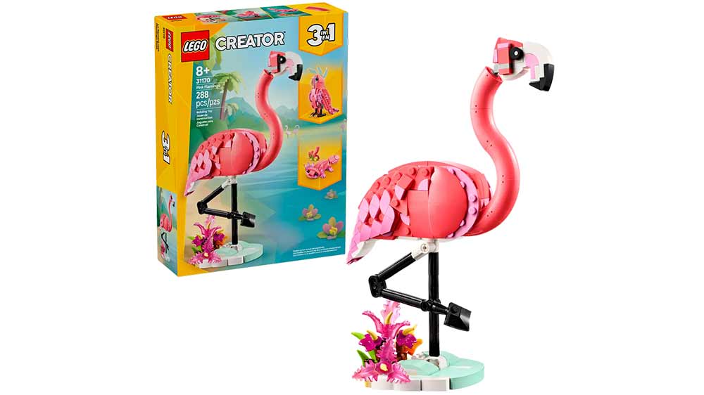 LEGO® Creator 3 v 1 31170 Divoká zvířata: Růžový plameňák_01