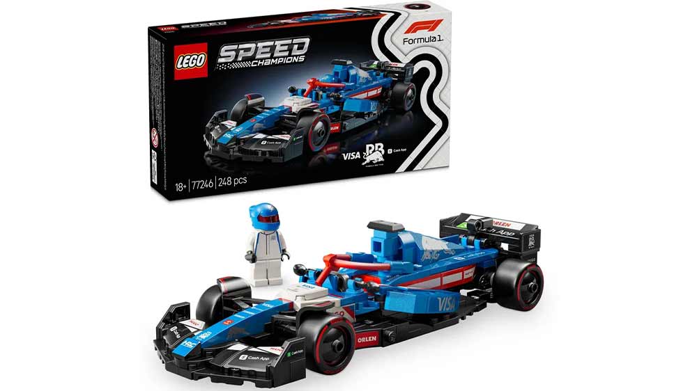 Stavebnice LEGO® Speed Champions™ 77246 Závodní auto Visa Cash App RB _01