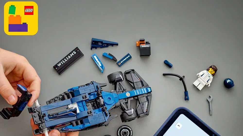 LEGO® Speed Champions™ 77249 Závodní auto Williams Racing FW46 F1® – Stavba závodního vozu LEGO®_02