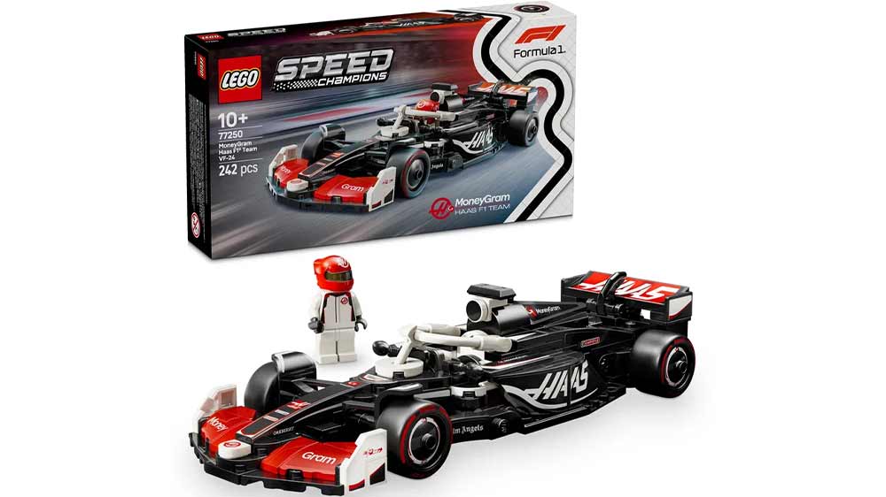 Stavebnice LEGO® Speed Champions™ 77250 Závodní auto MoneyGram Haas F1® _01
