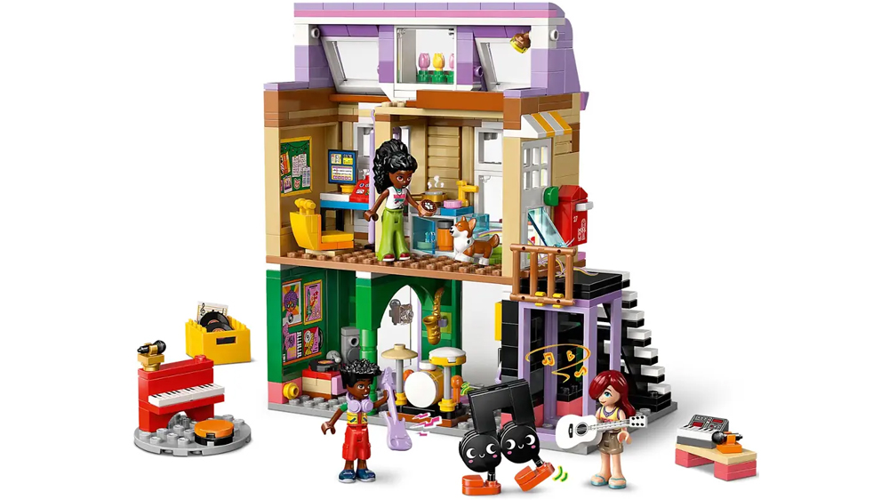 Stavebnice LEGO® Friends 42653 Obchod s hudebninami a byt_03