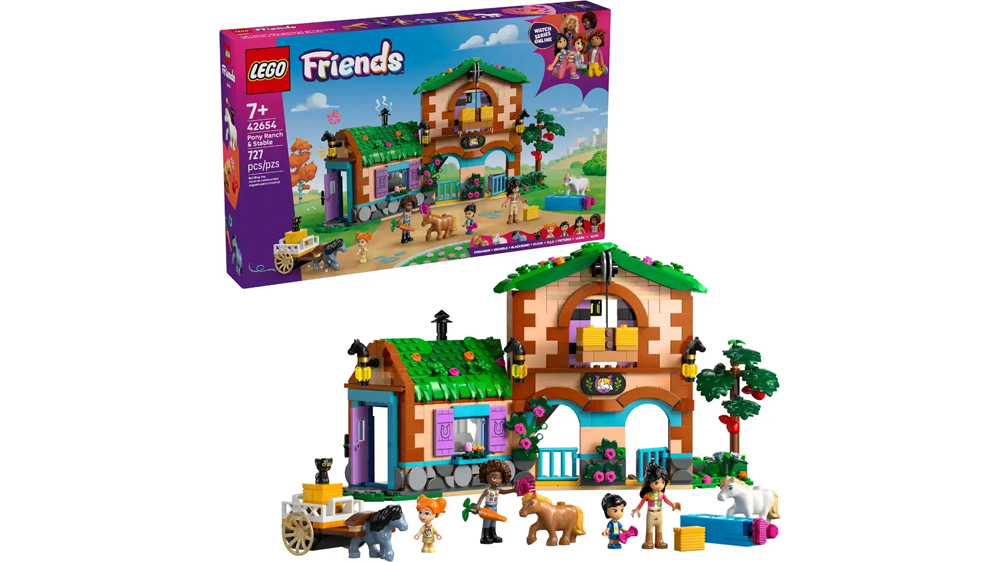 Stavebnice LEGO® Friends 42654 Ranč s poníky a stáj_01