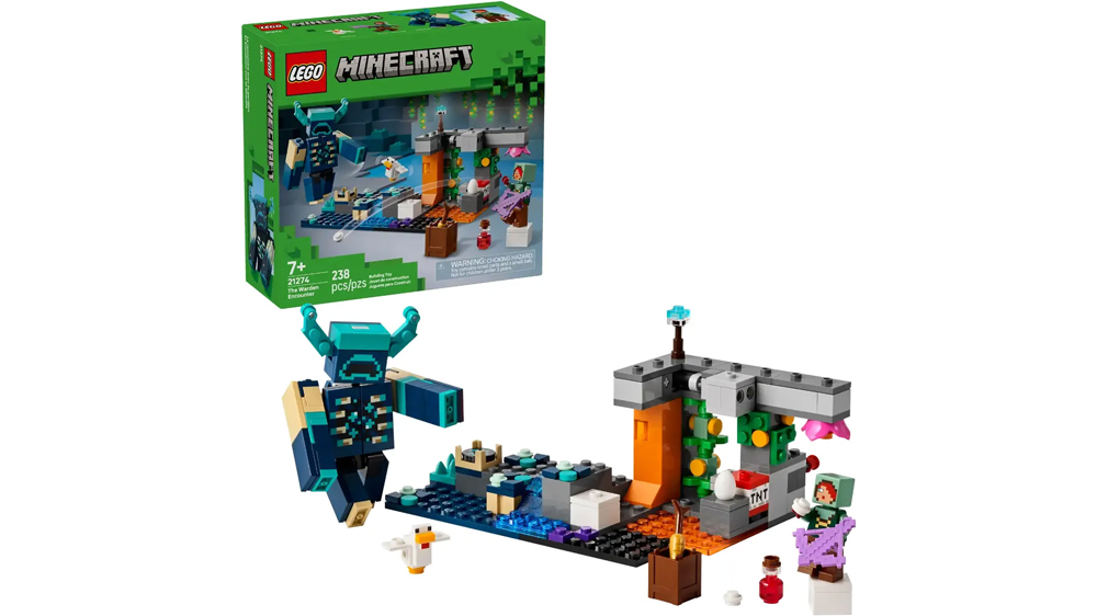 Stavebnice LEGO® Minecraft® 21274 Setkání se Strážcem s krabicí_01