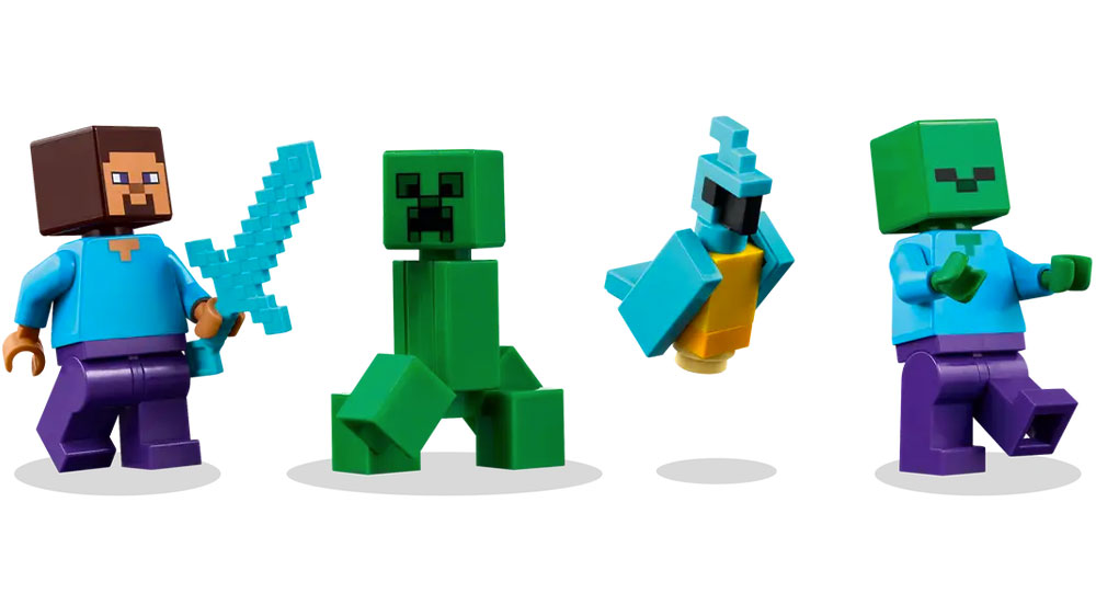 Minifigurky ze stavebnice LEGO® Minecraft® 21275 TNT dům v džungli_02