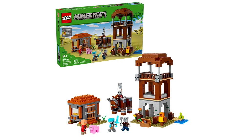 Stavebnice LEGO® Minecraft® 21278 Základna plenitelů a Ničitel_01