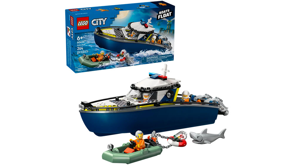 Stavebnice LEGO&reg; City 60456 Honička v policejn&iacute; lodi_01