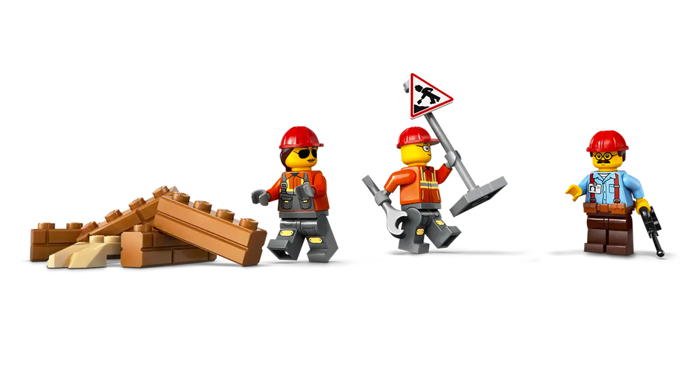 Minifigurky ze stavebnice LEGO&reg; City 60466 Žlut&yacute; buldozer_02