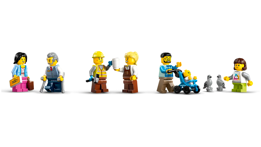 Minifigurky ze stavebnice LEGO® City 60469 Hlavní vlakové nádraží_02