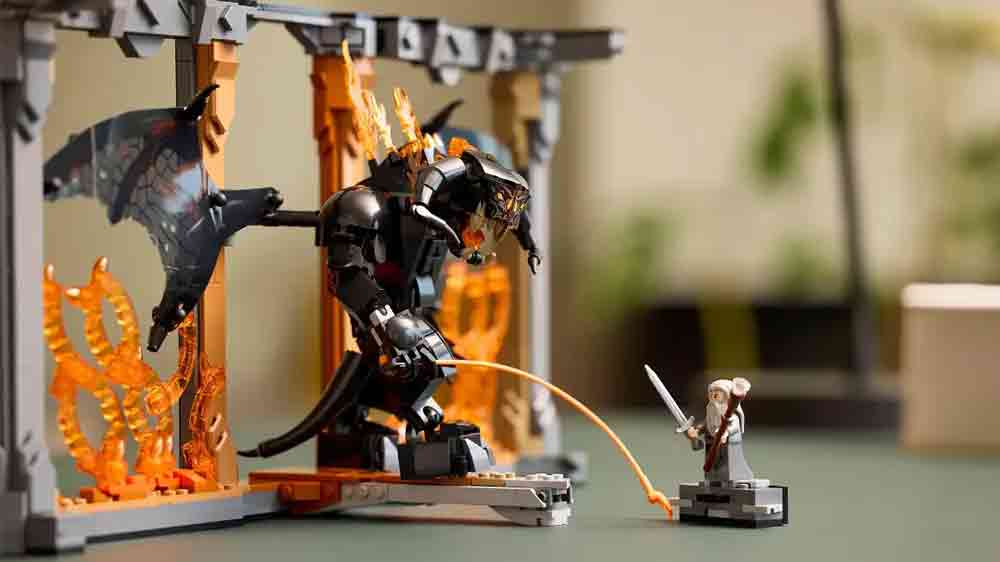 Stavebnica LEGO® Icons Knižná zarážka: Pán prsteňov – Balrog™_03