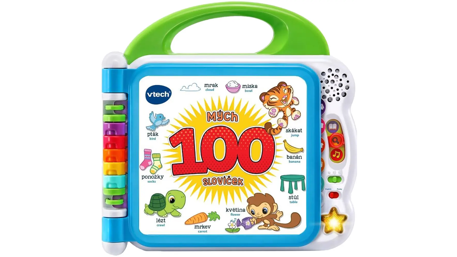 Kn&iacute;žka se zvuky Vtech M&yacute;ch 100 slov&iacute;ček_01