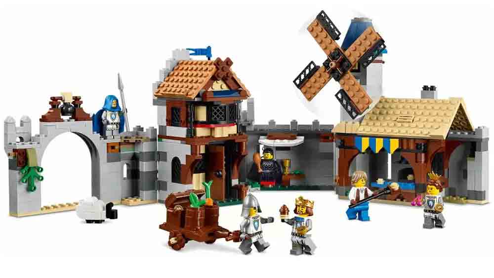 Středověké město s mlýnem a minifigurky ze stavebnice LEGO® Creator 3 v 1 31168_02