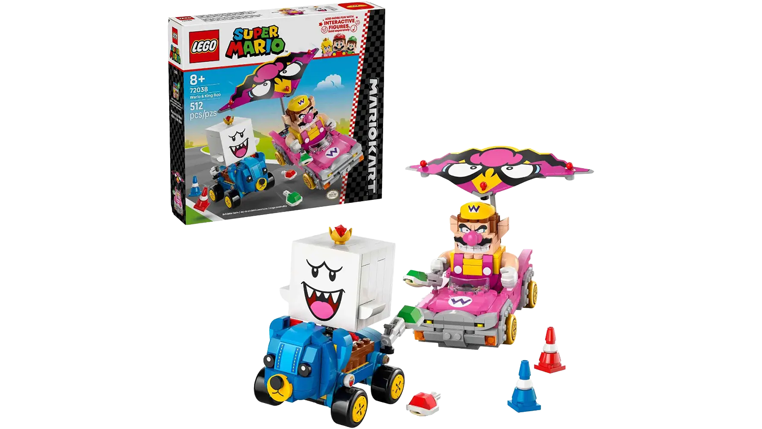 Stavebnica LEGO Super Mario 72038 Mario Kart &ndash; Wario a King Boo s krabicou_01