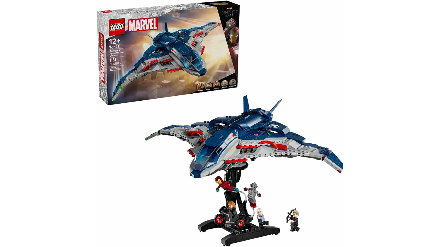 Stavebnice LEGO&reg;  Marvel 76325 Avengers: Age of Ultron St&iacute;hačka Quinjet_01
