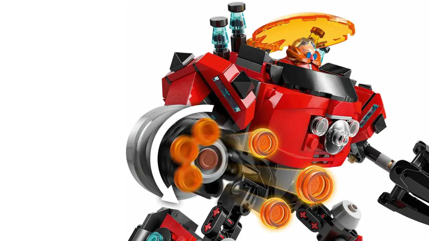 Sestaven&yacute; robotick&yacute; oblek z kostek LEGO&reg; s figurkou v kokpitu a zn&aacute;zorněn&iacute; pohybu vystřelovače_02