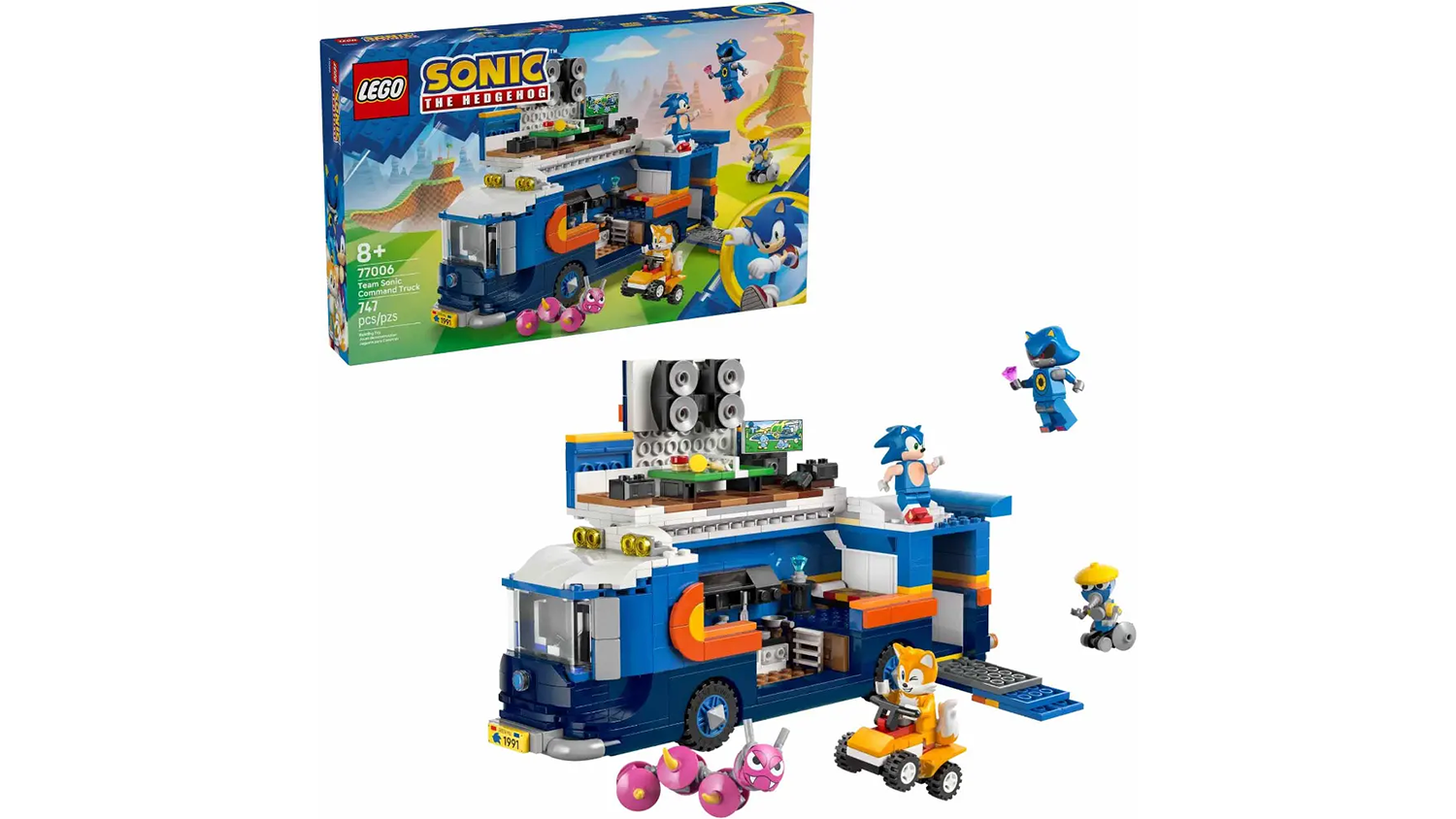 Stavebnice LEGO&reg; Sonic the Hedgehog&trade; 77006 Velitelsk&eacute; vozidlo t&yacute;mu Sonic_01