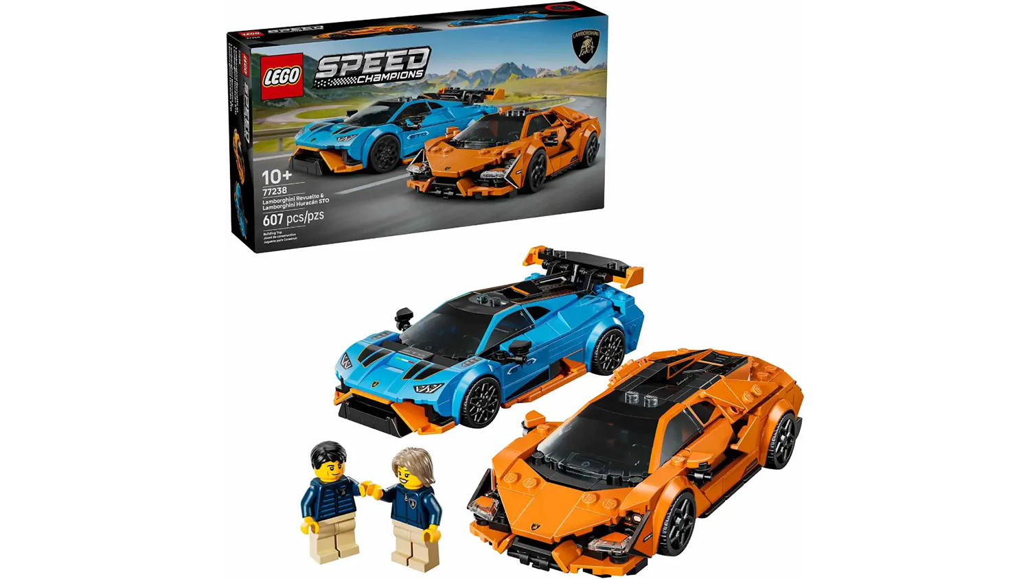 Stavebnice LEGO&reg; Speed Champions 77238 Lamborghini Revuelto a Hurac&aacute;n STO s krabic&iacute;_01