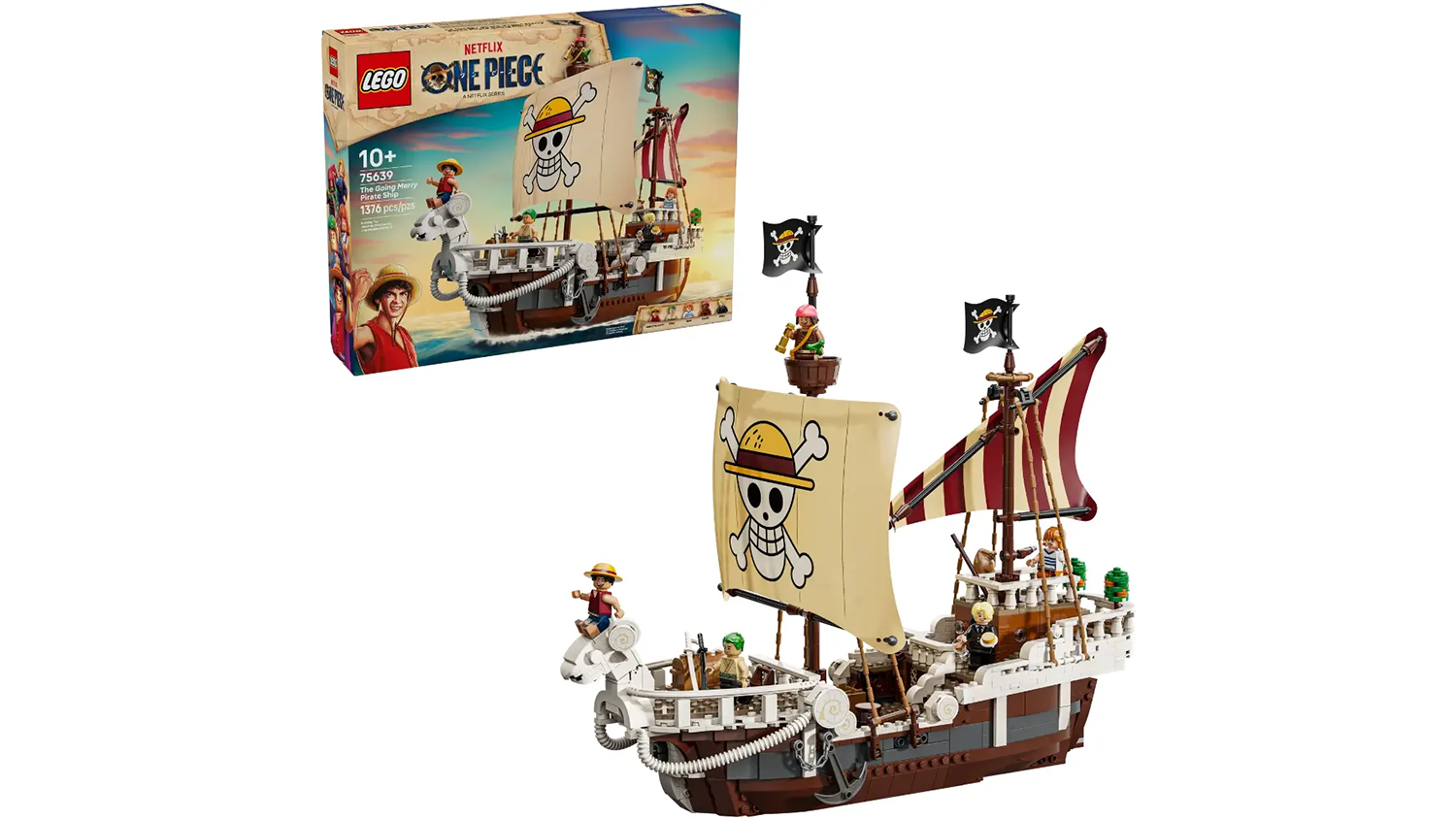 Stavebnice LEGO® ONE PIECE 75639 Pirátská loď Plovoucí Merry_01