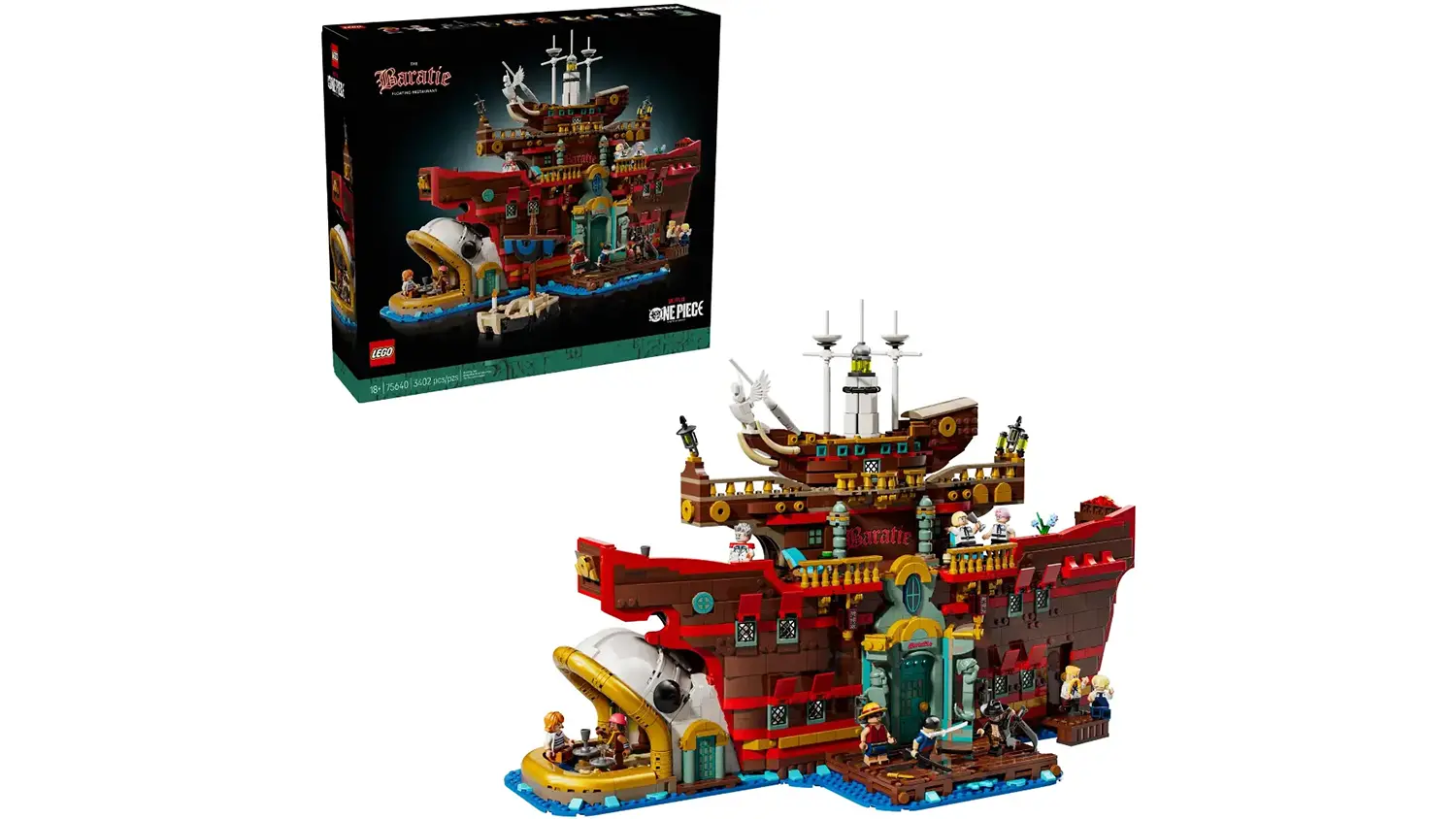 Stavebnica LEGO&reg; ONE PIECE 75640 Pl&aacute;vaj&uacute;ce re&scaron;taur&aacute;cie Baratie _01