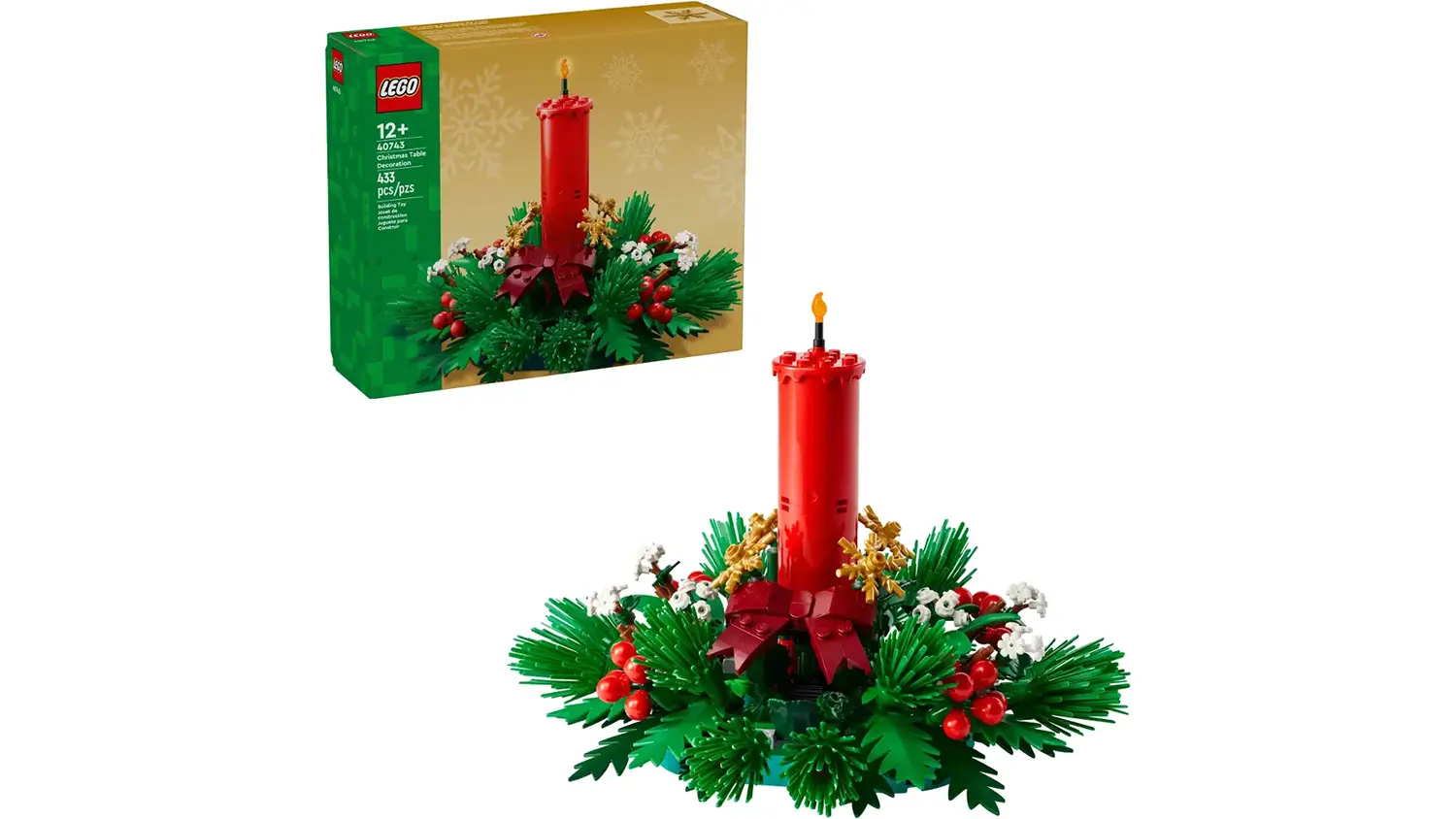 Stavebnice LEGO&reg; 40743 V&aacute;nočn&iacute; dekorace na stůl