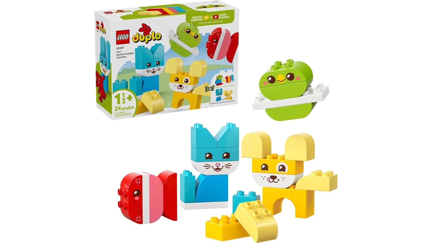 Stavebnice LEGO&reg; DUPLO&reg; 10477 Roztomil&iacute; kreativn&iacute; mazl&iacute;čci 3v1