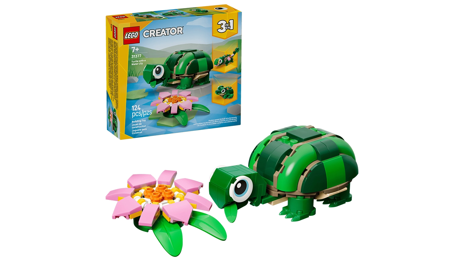 Stavebnica LEGO&reg; Creator 3 v 1 31377 Korytnačka s leknom
