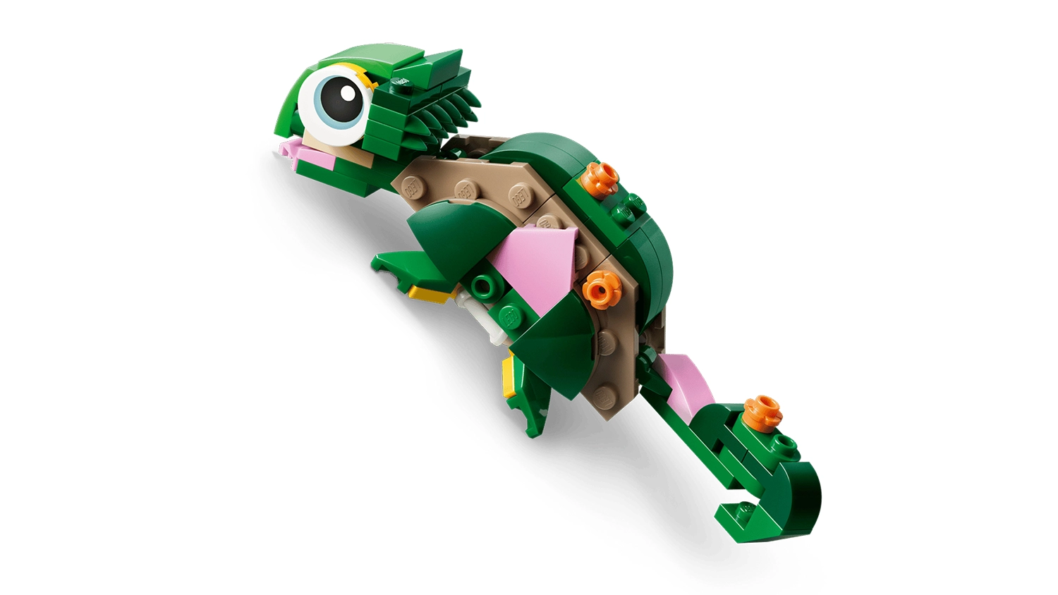 Figurka chameleona ze stavebnice LEGO&reg; Creator 3v1 31377 Želva s lekn&iacute;nem