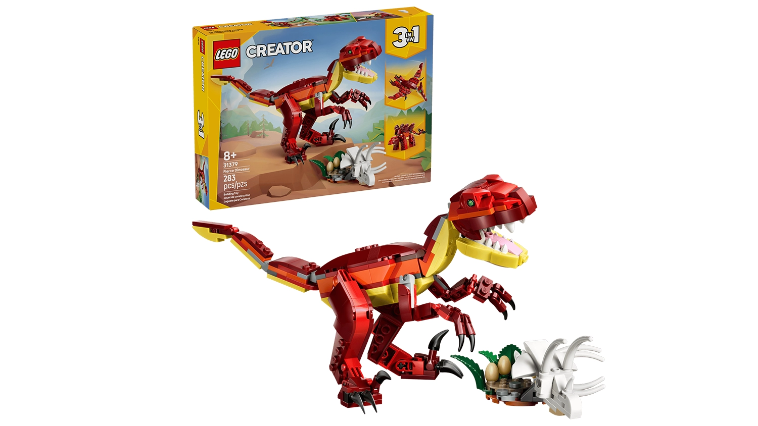 Stavebnica LEGO&reg; Creator 3 v 1 31379 Divok&yacute; dinosaurus