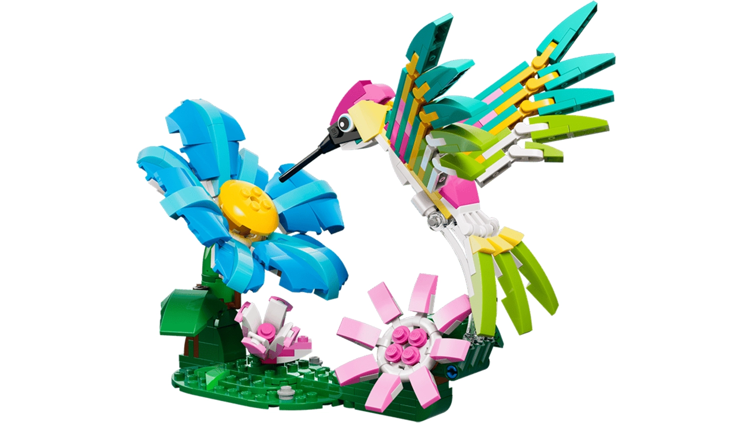 Stavebnice LEGO&reg; Creator 3 v 1 31384 Divok&aacute; zv&iacute;řata: Barevn&yacute; kolibř&iacute;k