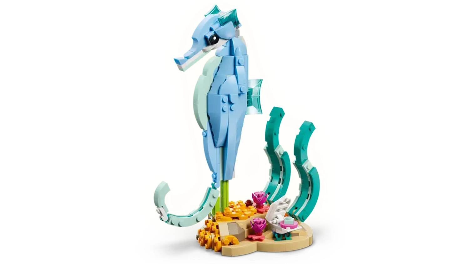 Mořský koník ze stavebnice LEGO® Creator 3 v 1 31385 Mořští živočichové: Krásní delfíni