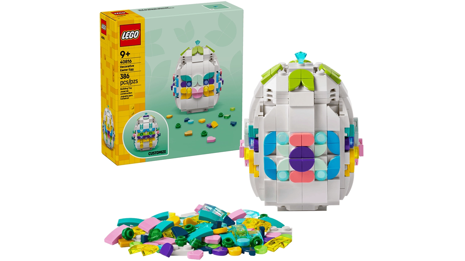 Stavebnice LEGO&reg; 40816 Dekorativn&iacute; velikonočn&iacute; vaj&iacute;čko