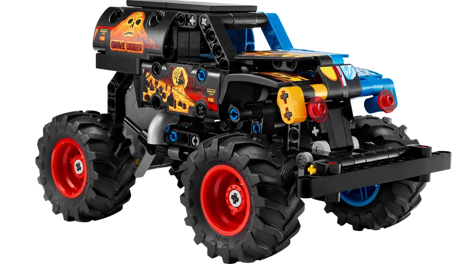Stavebnica LEGO® Technic 42219 Monster Jam™ Grave Digger™ Oheň a ľad
