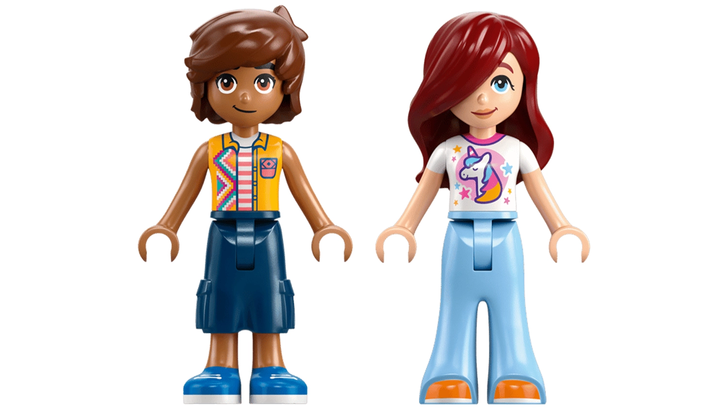 Minifigurky ze stavebnice LEGO&reg; Friends 42675 Jednorožč&iacute; don&aacute;&scaron;kov&eacute; auto s dortem