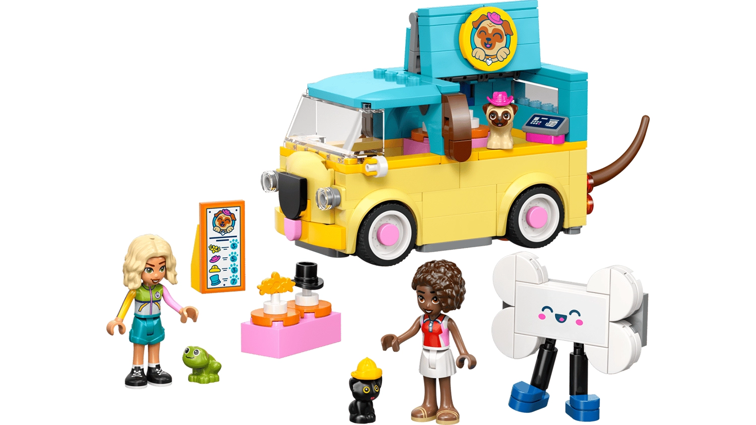 Stavebnice LEGO&reg; Friends 42678 Dod&aacute;vka s doplňky pro mazl&iacute;čky
