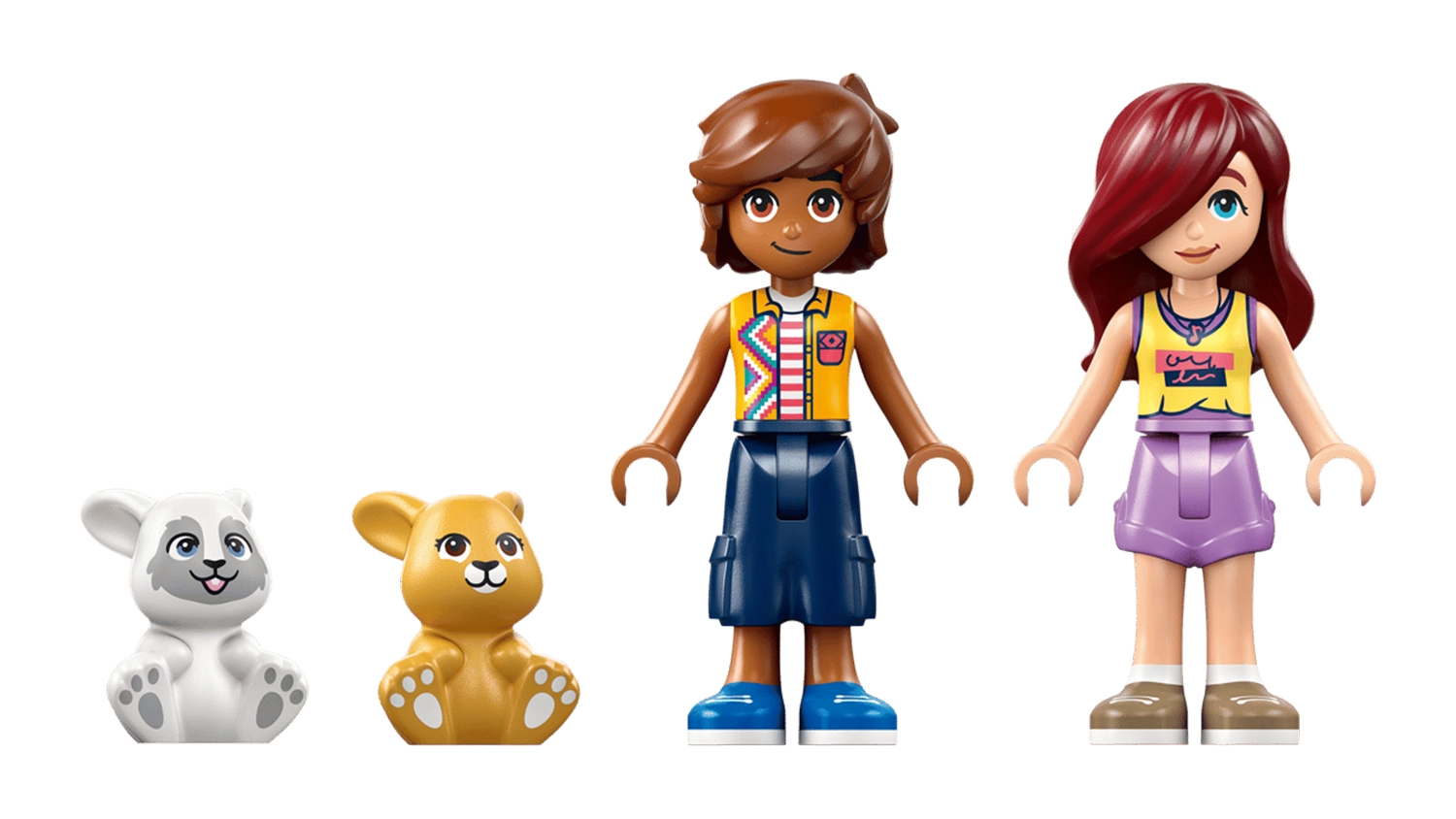 Minifig&uacute;rky zo stavebnice LEGO&reg; 42679 Hotel pre zajačikov v mestečku Heartlake