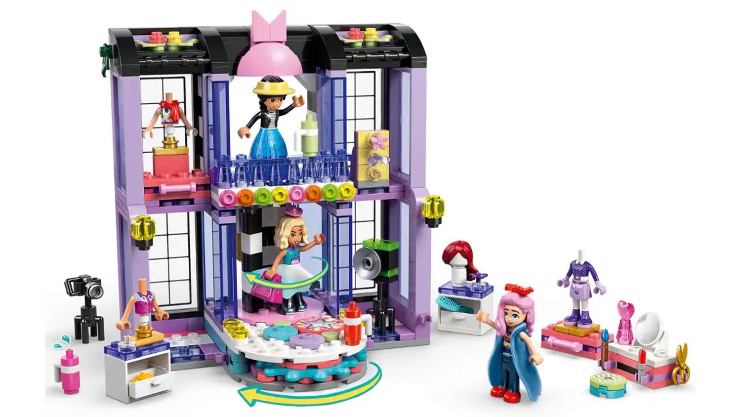 Otočné molo zo stavebnice LEGO® Friends 42685 Módna prehliadka v mestečku Heartlake