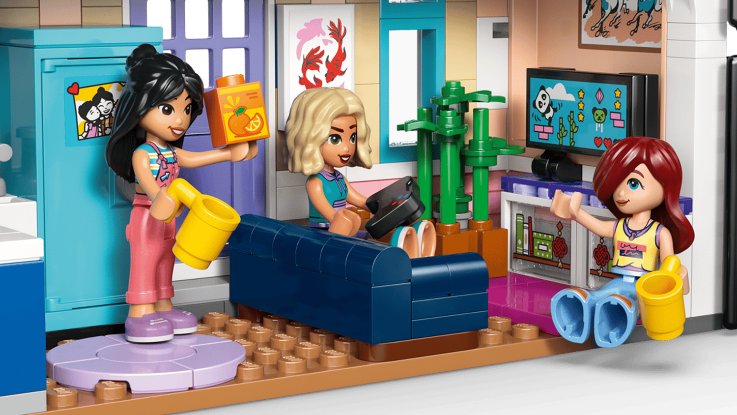 Postavičky ze Stavebnice LEGO® Friends 42687 Liann a její rodinný dům