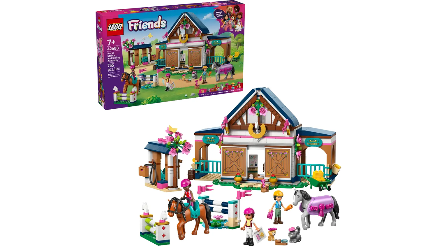 Stavebnice LEGO® Friends 42688 Koňská stáj a jezdecká akademie