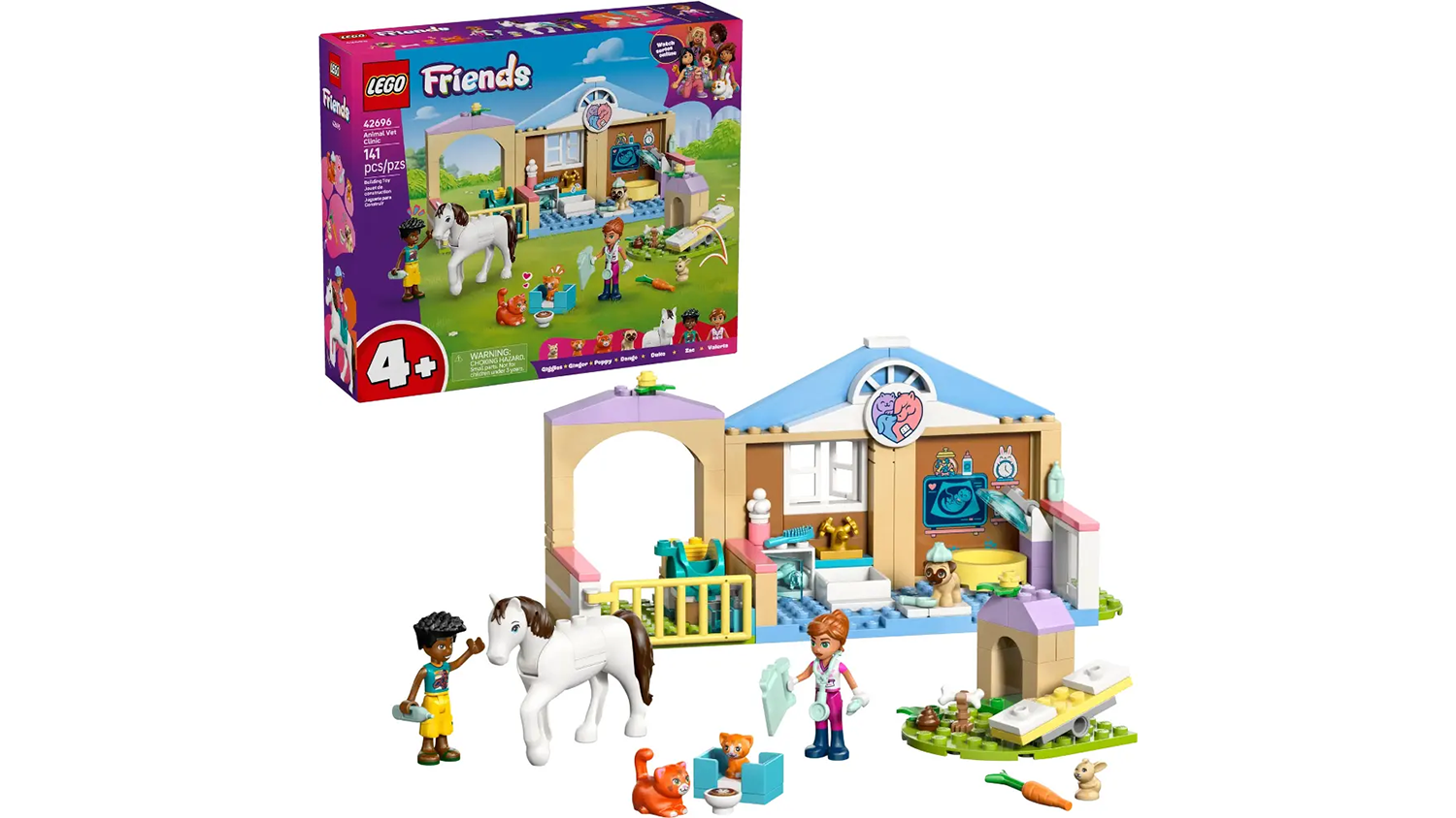 Stavebnice LEGO&reg; Friends 42696 Veterin&aacute;rn&iacute; klinika se zv&iacute;ř&aacute;tky
