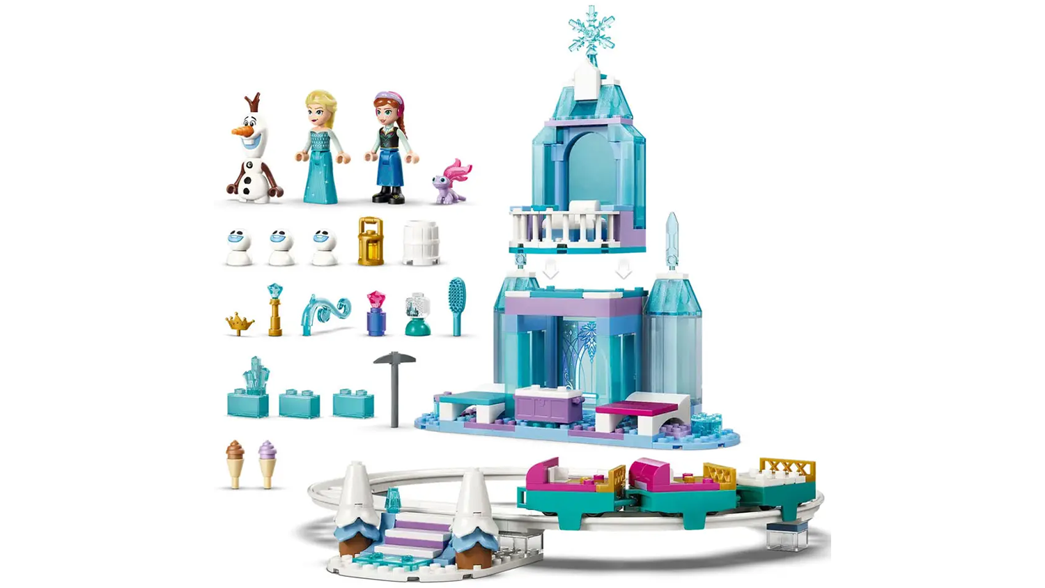 Postavičky a doplňky stavebnice LEGO® Disney 43281