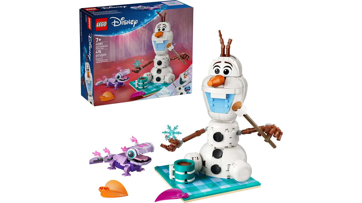 Stavebnice LEGO&reg; Disney 43287 Olaf a Bruni na z&aacute;bavn&eacute;m pikniku