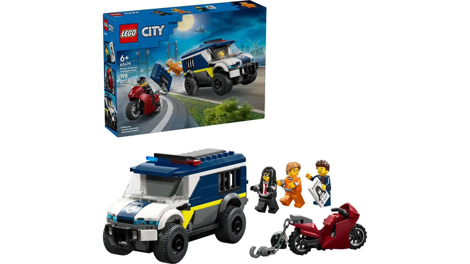 Stavebnice LEGO&reg; City 60479 Policejn&iacute; dod&aacute;vka pro převoz vězňů