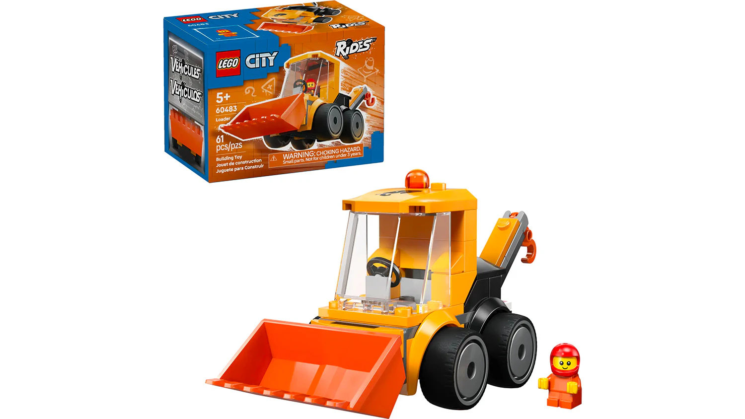 Stavebnice LEGO&reg; City Aut&iacute;čka&reg; 60483 Stavebn&iacute; nakladač