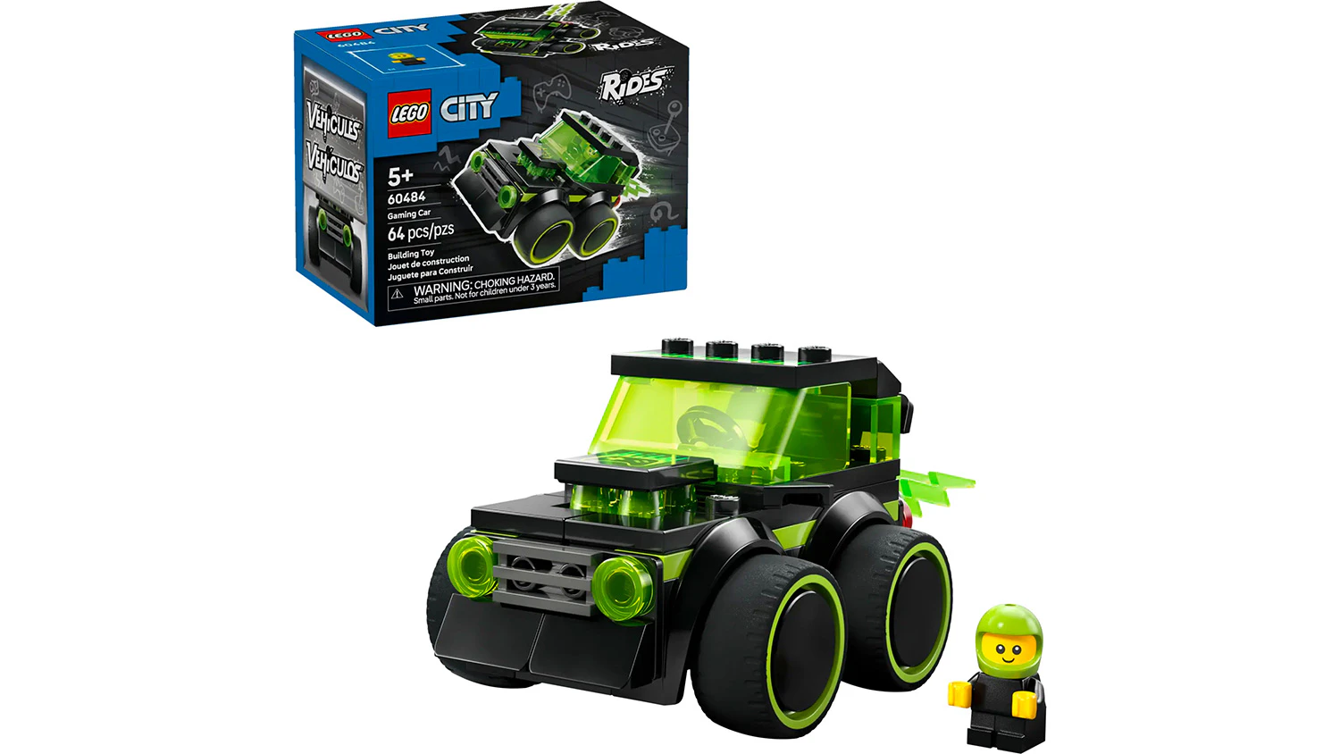 Stavebnice LEGO&reg; City Aut&iacute;čka&reg; 60484 Hern&iacute; z&aacute;vodn&iacute; auto