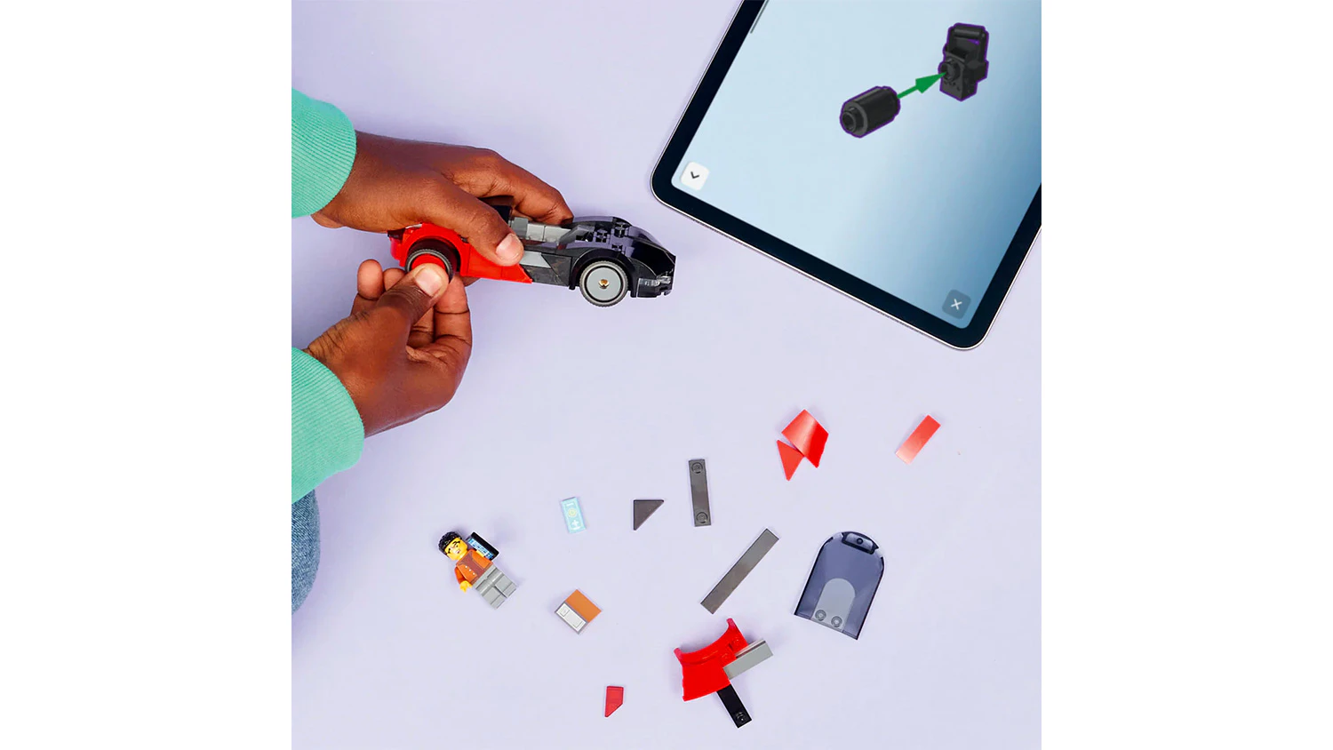Využívání aplikace LEGO® Builder při stavění